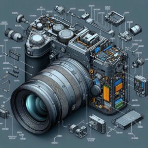Diagram of fictional camera