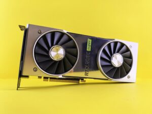Photo of a GPU card