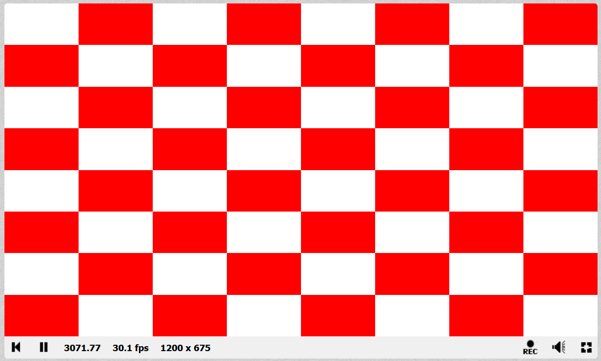 Red/white gingham checkerboard shader