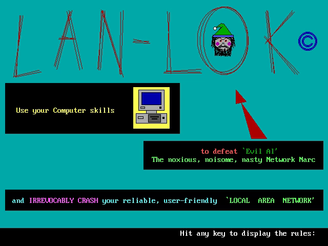 screenshot of LAN-LOK game